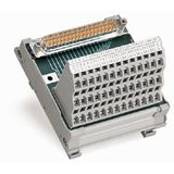 Interface module with solder pin Male connector