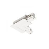 EUTRAC L connector for recessed 3-circuit tracks (inner polarity white 230V