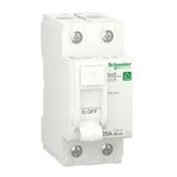 Schneider Electric R9R RCCB, 25A, 2 Pole, 30mA, Type AC, 230V ac