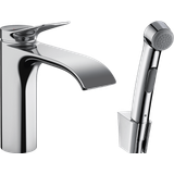 Vivenis Bidette 110, sink mixer with push-open, chrome