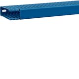 Slotted panel trunking made of PVC BA6 80x25mm blue
