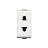matix - presa 2P univ d5 16A bianco