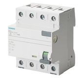 RCCB, 4-pole, type A, In: 80 A, 30 mA, Un AC: 400 V, SIGRES