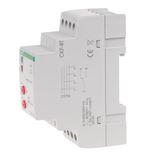 Phase sequence and phase failure sensor with adjustable asymmetry threshold and response time, True RMS, DIN rail mounting