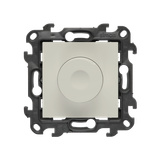 SOON ON SALE, dimmer for dimmable LED's, rotary-push, 1 pole, (module), Simon 24, IP20, cashmere