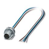 SACC-E-MS-5CON-M16/0,5 PP - Device connector front mounting