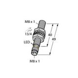 Inductive Sensor With Extended Switching Distance   BI2U-EG08-AN6X-V1131