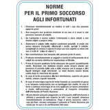 Safety rules sign - Al - Dimensions: 330x470 mm