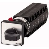 TM-6-8253/EZ Step switches, TM, 10 A, centre mounting, 6 contact unit(s), Contacts: 12, 60 °, maintained, Without 0 (Off) position, 1-6, Design number 8253