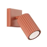 WALL Sconce LAMP WITH MOVABLE REFLECTOR, KARBON ORCHA FAMILY RED GU10