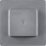 Protective cover for SCHUKO socket and switch, grey
