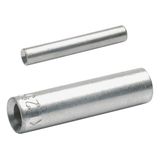 Butt connector, uninsulated, 10 mm², metal, 25 mm, SV10