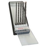 5-piece Robust Line SDS plus-5 hammer drill bit set 5.5 - 10 mm