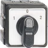 Change-over swiches 1-0-2 rotating angle 60 - 60, 10A, 2P miniature, d