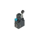 Position switch with roller lever and reset device