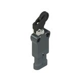 Modular prewired switch with adjustable offset roller lever