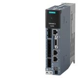SINAMICS S200, with PROFINET Input voltage: 200-240 V 45660 AC; -15%/+10%; 2/1.1A 50/60Hz; Output voltage: