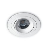 WHITE GU10 10W ADJUSTABLE
