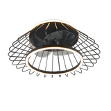 Karlsborg LED ceiling fan matt black