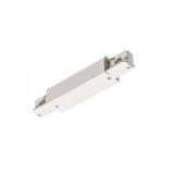 EUTRAC straight connector with feed-in white 230V