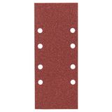 25-piece sanding sheet set for orbital sanders, 8 holes, grit 80 G= 80