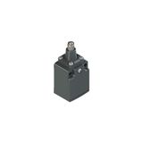 Position switch with rolling ball piston plunger