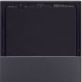 Cover for KNX thermostats + room cont.s, S.1/B.3/B.7, ant., matt