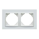 DOUBLE FRAME WHITE/WHITE