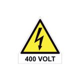 Vinyl label, l=68mm, (400V high voltage)