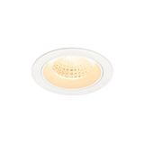NUMINOS© M, recessed ceiling light, 3000K, 55ø IP20 round wh
