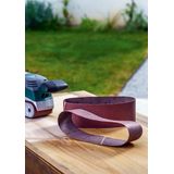 9-piece sanding belt set, 75 x 533 mm, grit 60, 80, 100 75 x 533 mm