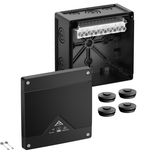 Junction box, Type of protection IP66/IP67/IP69, max. 10², IK09, Protection class II, Ui 690V AC, Ui 690V DC, DLG, DNV, VDE, Halogen free