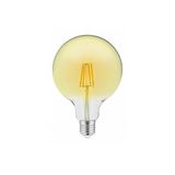 LED LIGHT SOURCE, FILAMENT VINTAGE, A-G, G125, 3000K, E27, 4,0W, AC220-240V, 360°, 300lm, 44mA