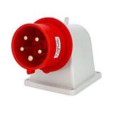 Plug 32A/400V 5-POLE IP44 built-in