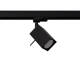 TRACK LAMP 3 PHASE MOVABLE MERIDA BLACK GU10 4000K 7W 530LM