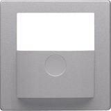 Cover KNX motion detector module, KNX - Q.1/Q.3/Q.7, alu velvety, lacq