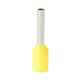 Single insulated sleeve terminal HI 1.5/10-zo yellow, Al/Cu