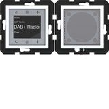 DAB+ touch radio with speaker, A.x/C.x, matte light white
