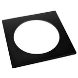 Cover Ring square for SEGON Basic 2 20W, 174x174, black
