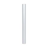 Extension tube for metal base, anodised aluminium, fixed non-stackable sections. 100mm/3,94”