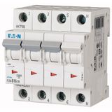 Miniature circuit breaker (MCB), 16 A, 3p+N, characteristic: B