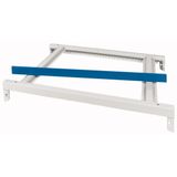 XTSZFBA-W1000 Top frame with design strip, W=1000mm, grey