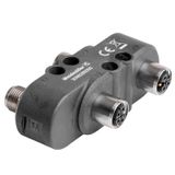 Sensor-actuator adaptor, Number of poles: 4, Coding: L-coded, 63 V