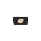 PASADENA GU10 SQ I recessed black 230V LED GU10 7W