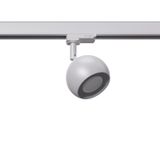 TRACK SPOTLIGHT 3 PHASE MOVABLE OCULARE WHITE GU10 4000K 7W 530LM