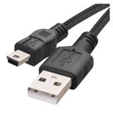 USB cable 2.0 A/Male - mini B/Male 2m black