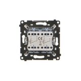 Triple frame, metal, inox dark