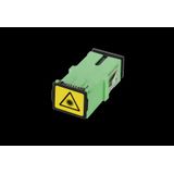 OpDAT adapter SC-Simplex APC OS2 with shutter