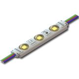 LED modul 3x SMD5050, 0,65W, 12V, 54mA, RGB, 160°, IP65