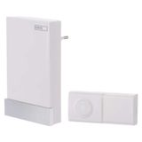 Wireless Doorbell AC P5726, Battery-Free Push Button